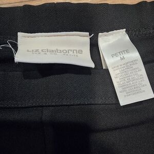 Liz Claiborne Womens Charcoal Dress Trousers